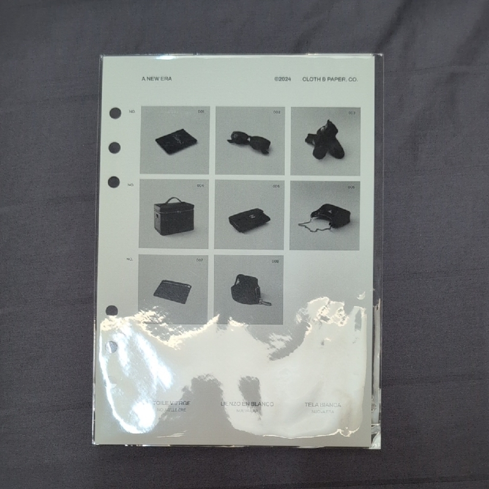 Cloth & Paper A New Era Dashboard A5 6-ring Punch, NEW